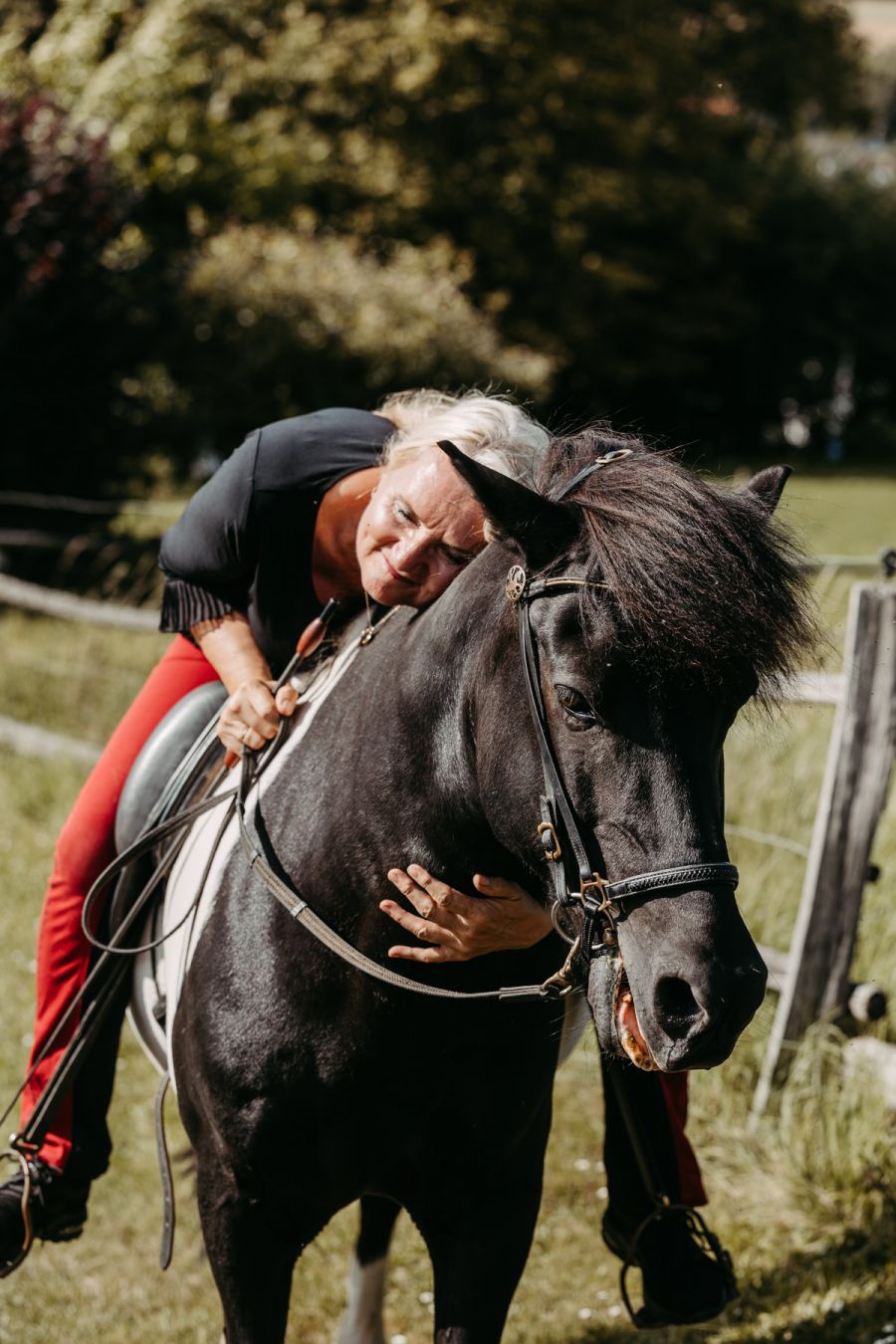 Therapeutisches Reiten im Taunus bei Patricia Backhus, Dipl. Psych. Reittherapeutin SG-TR